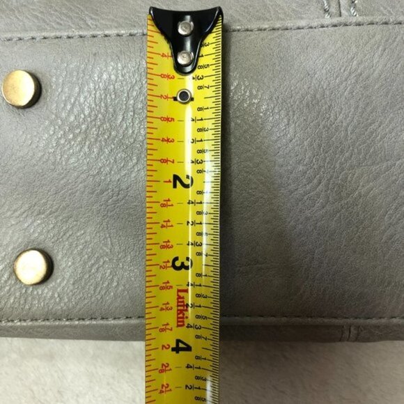 ANTIK Kraft Grey Stitched Hobo Purse - Picture 16 of 16